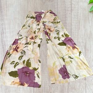 Aritzia Wilfred floral pants